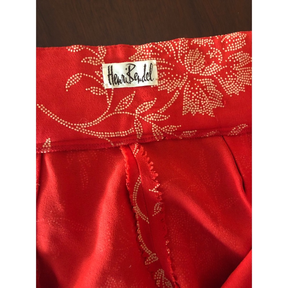 Vintage Henri Bendel Floral Pants sz XS - Picture 4 of 4